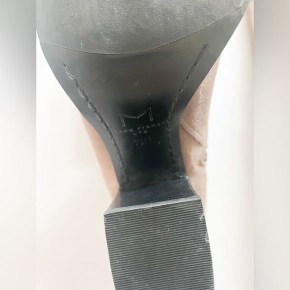 Marc Fisher Suede Leather Over the Knee Boot Women Size 7.5 - Picture 7 of 12